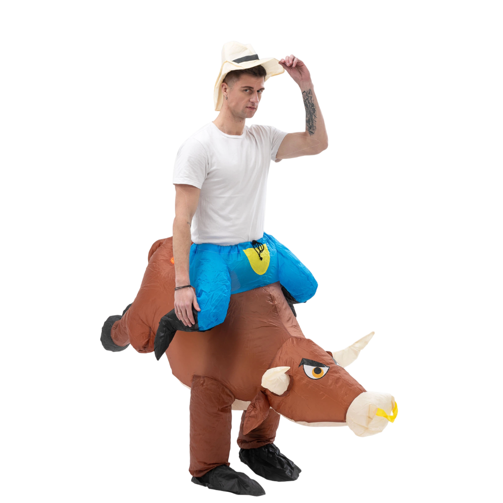 Aufblasbares Reitkostüm für Er – Costumes Bewertung und Preis