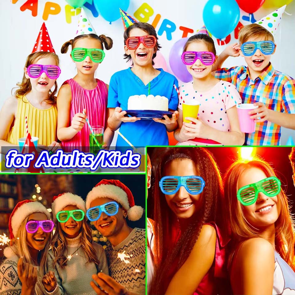 5-50 Stück Leuchtende LED-Bril – Glow In The Dark Party Glasses Bewertung und Preis