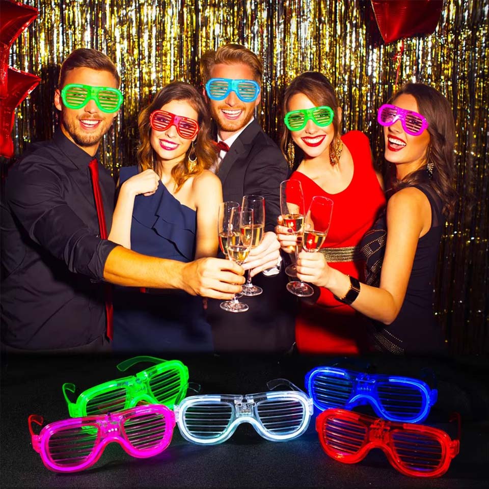 5-50 Stück Leuchtende LED-Bril – Glow In The Dark Party Glasses Bewertung und Preis
