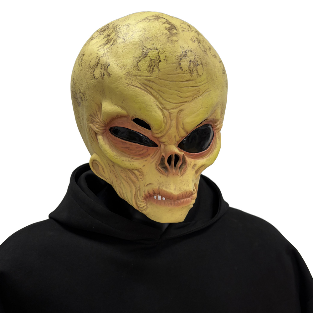 Realistische UFO-Alien-Schädel – Latex Alien Mask Realistic Bewertung und Preis