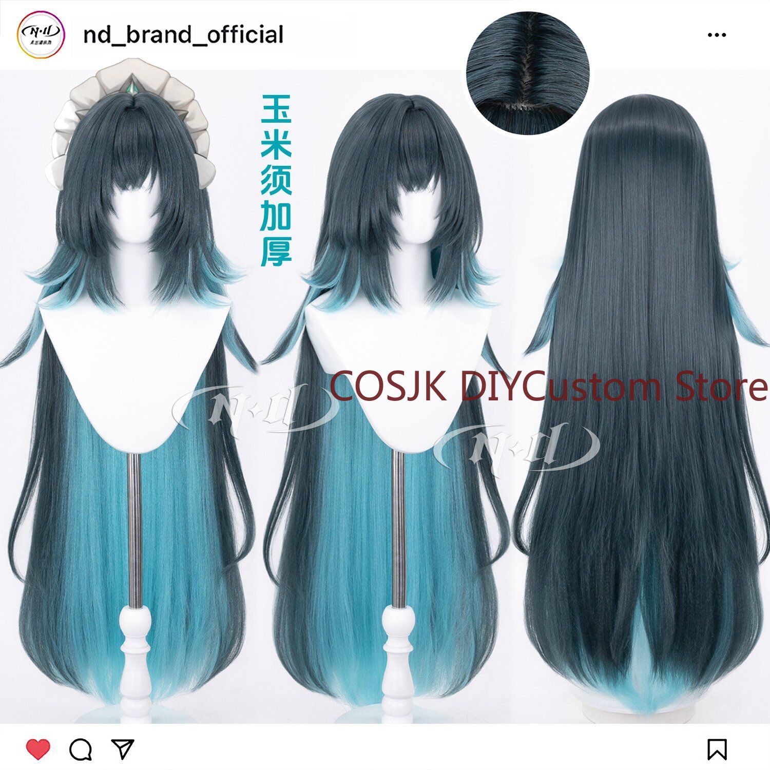 110 cm Anime Danica Genshin Im – Anime Cosplay Wig Heat Resistant Bewertung und Preis