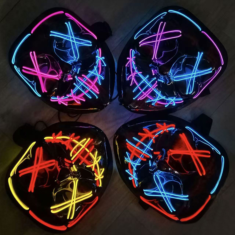 Gruselige Kabellose Leuchtende – Led Purge Mask Halloween Bewertung und Preis