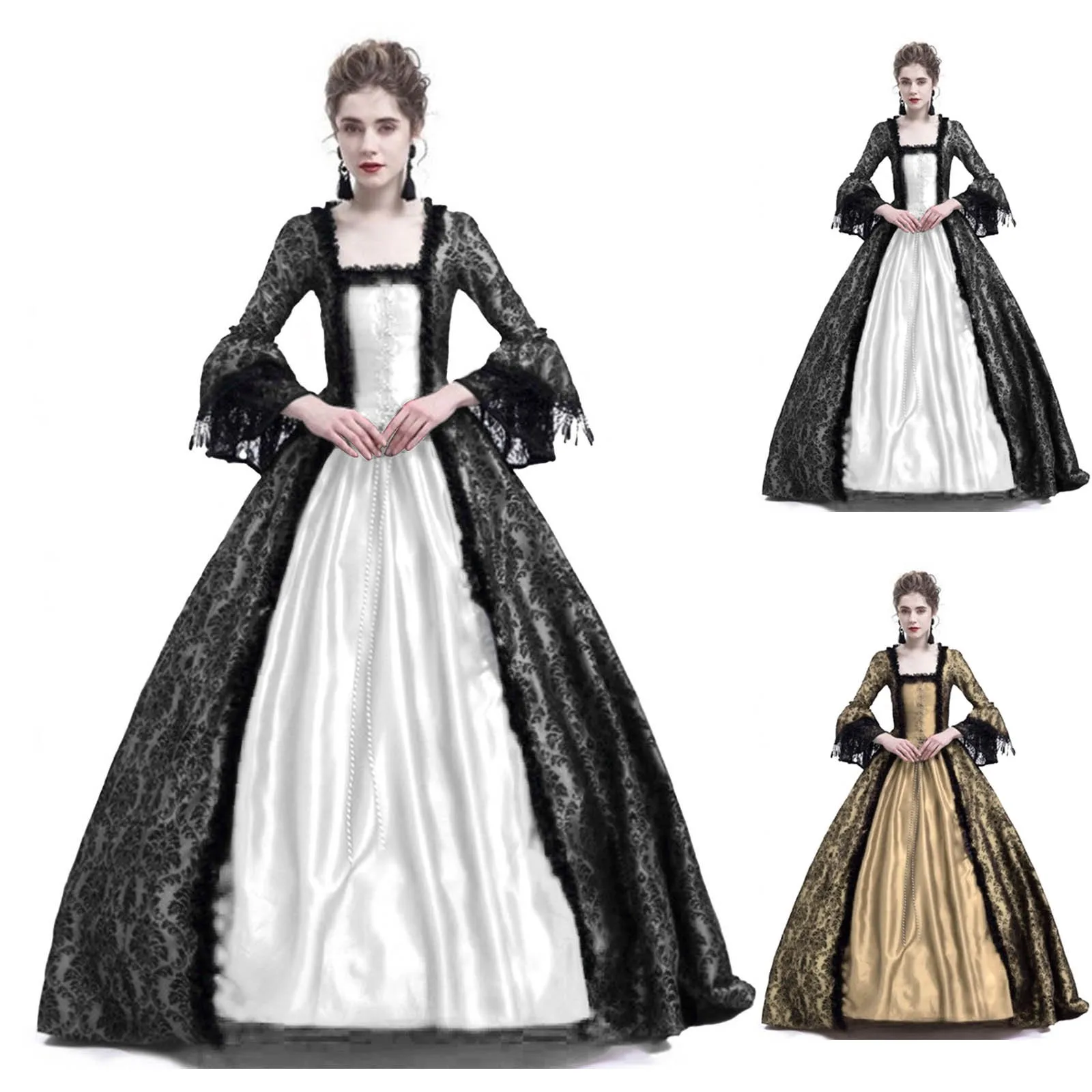 Halloween Cosplay Palast-Kostü – Medieval Renaissance Dress Women Bewertung und Preis